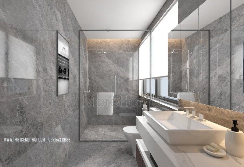 Thiết kế phòng tắm hiện đại, đẹp cho biệt thự, nhà phố.