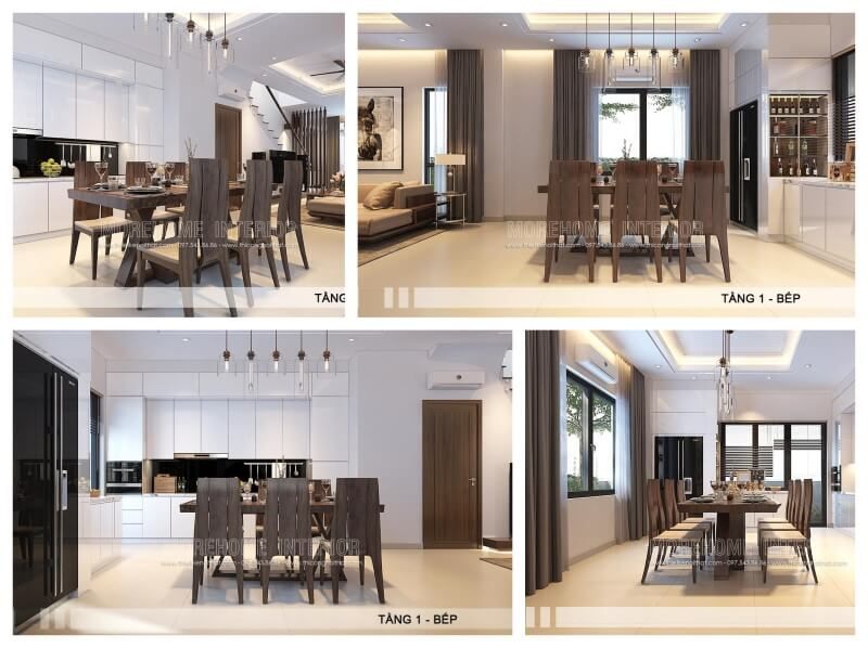 Morehome đã nhận được nhiệm vụ sản xuất các mẫu bàn ghế ăn gỗ óc chó có thiết kế hiện đại, tân cổ điển.
